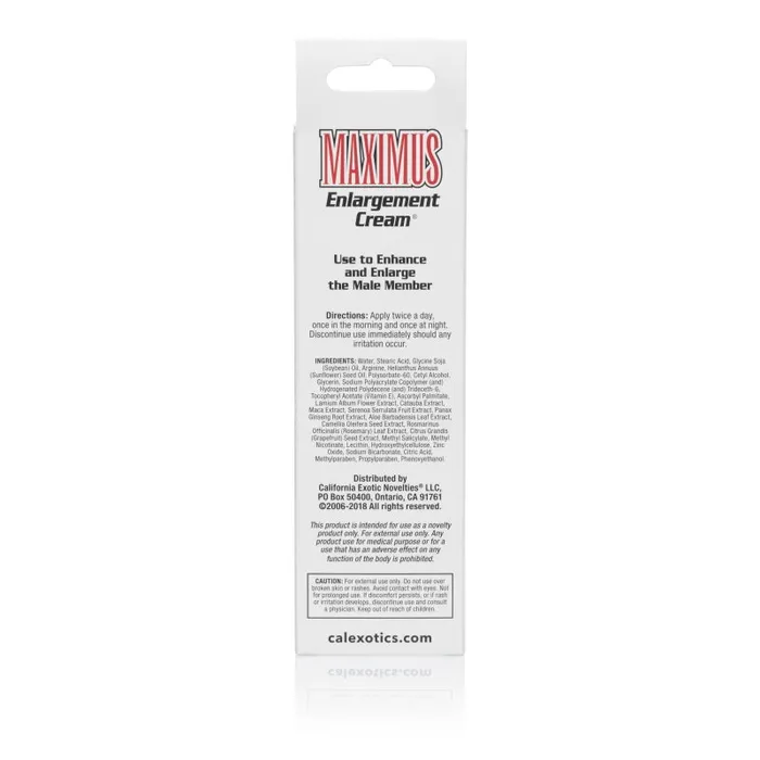 CalExotics Maximus Enlargement Cream - Packaged | Vibrators CalExotics Maximus Enlargement Cream - Packaged | Vibrators