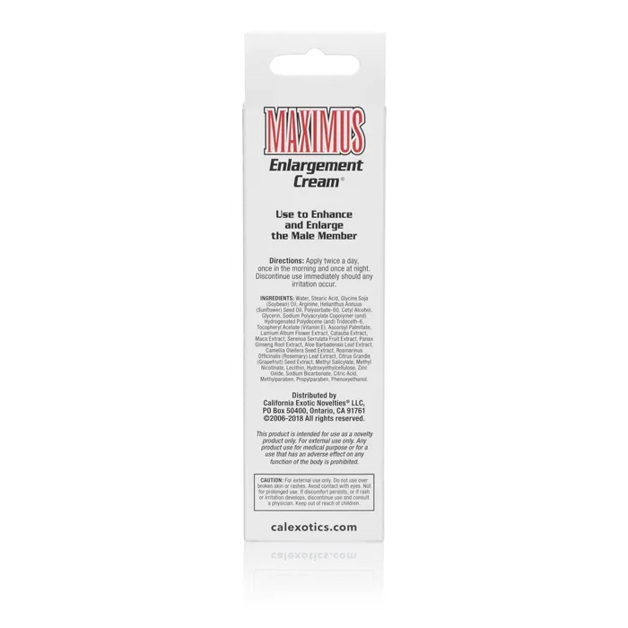 CalExotics Maximus Enlargement Cream - Packaged | Vibrators CalExotics Maximus Enlargement Cream - Packaged | Vibrators