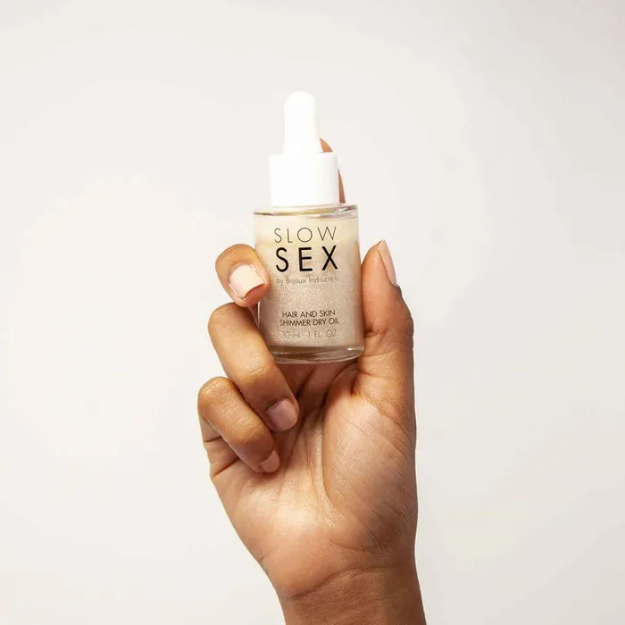 Slow Sex Hair Skin Shimmer Dry Oil Bijoux Couples