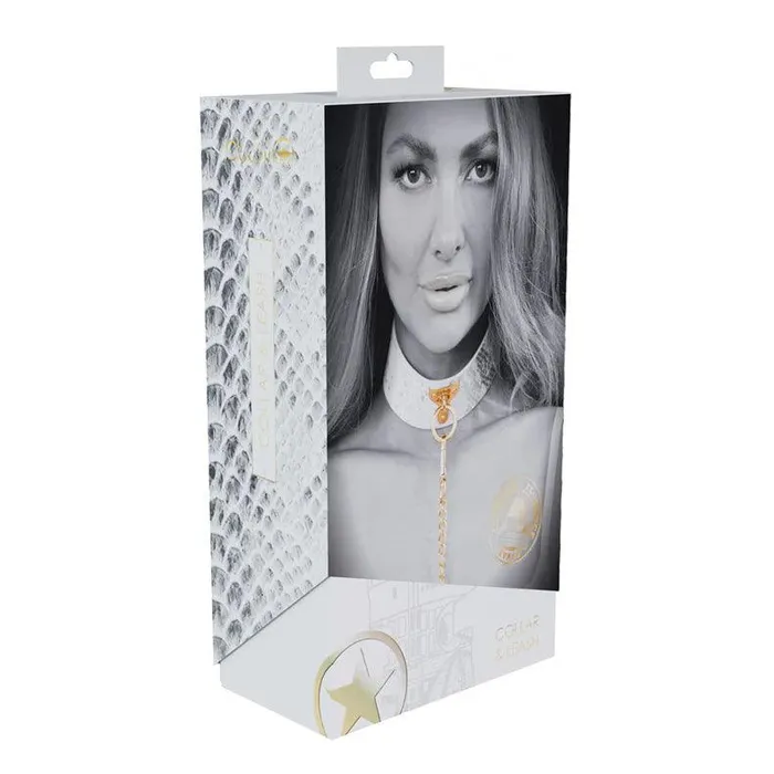 Female Sex Toys Ouch Ouch International Florence Collection Collar with Leash
