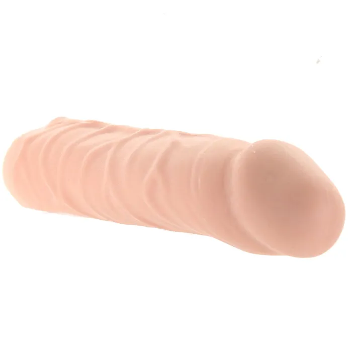 Shots Toys Male Sex Toys RealRock Penis Sleeve 7 Inch Extender in White Shots Toys Male Sex Toys RealRock Penis Sleeve 7 Inch Extender in White