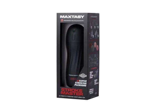 Dildos Maxtasy Stroke Master Clear The Ultimate Male Pleasure Device Maxtasy