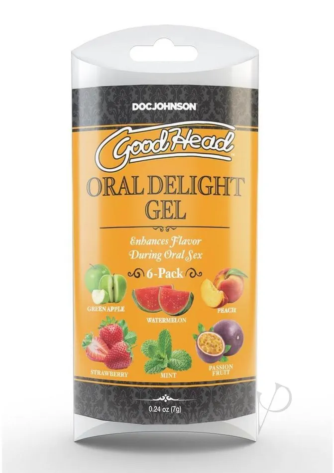 Doc Johnson Enterprises Enhancers Doc Johnson GoodHead Oral Gel 2 6Pack