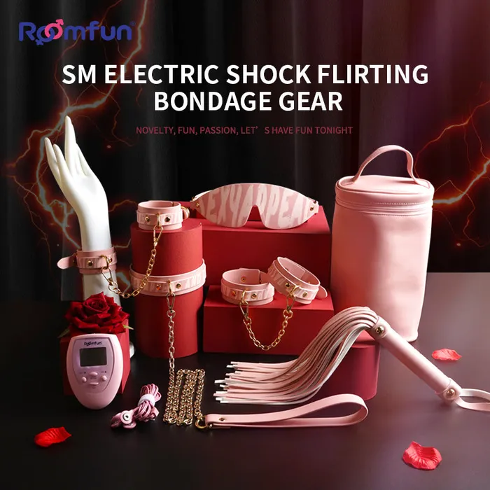 Couples ROOMFUN Roomfun SM Electric Shock Flirting Bondage Gear