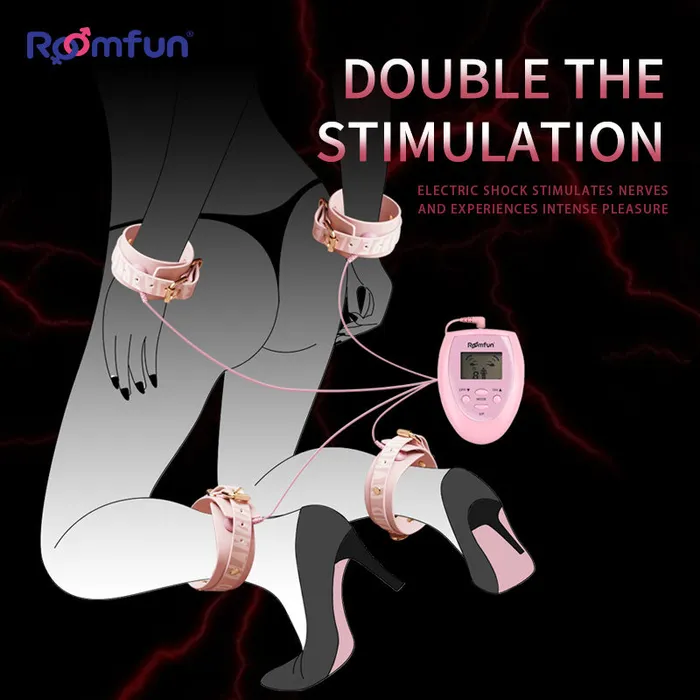 Couples ROOMFUN Roomfun SM Electric Shock Flirting Bondage Gear