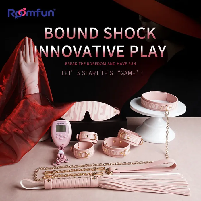 Couples ROOMFUN Roomfun SM Electric Shock Flirting Bondage Gear