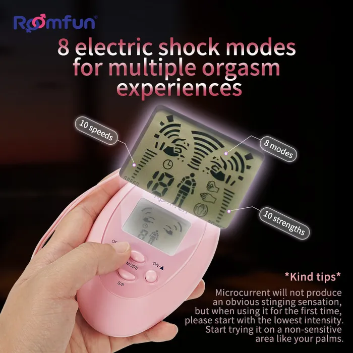 Couples ROOMFUN Roomfun SM Electric Shock Flirting Bondage Gear
