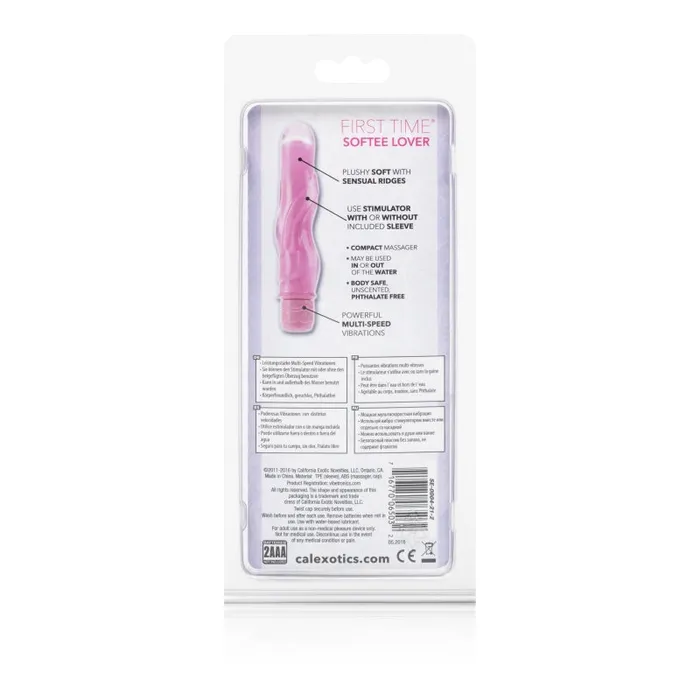 First Time Softee Lover Vibe Pink CalExotics Vibrators First Time Softee Lover Vibe Pink CalExotics Vibrators