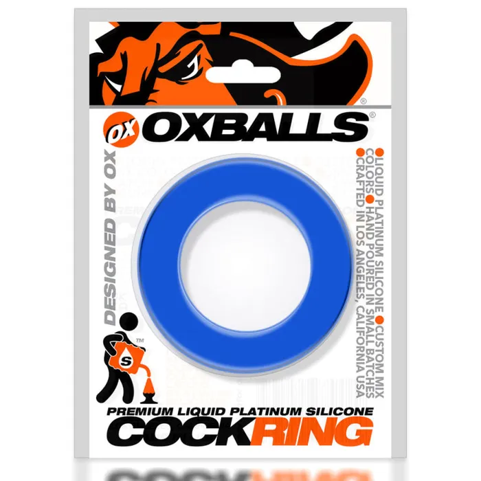 Oxballs Vibrators PigRing Comfort Cockring Police Blue Oxballs Vibrators PigRing Comfort Cockring Police Blue