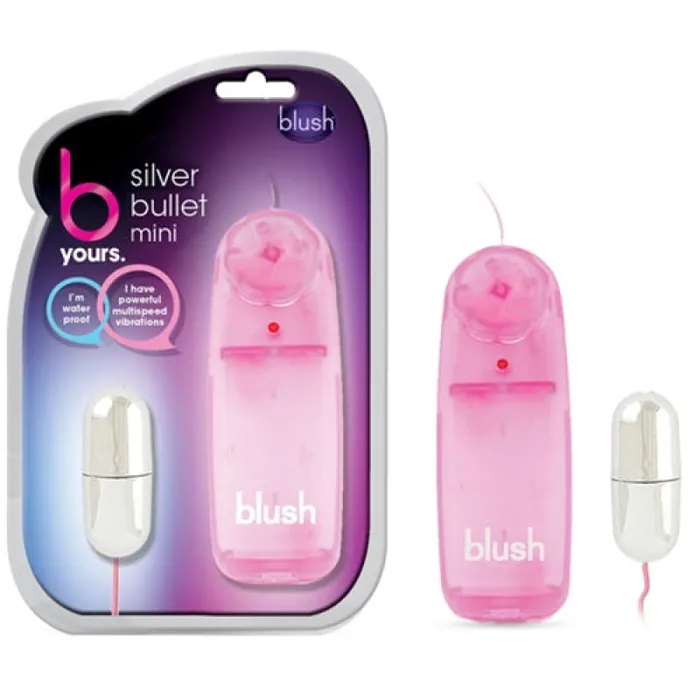 Vibrators Blush Novelties Silver Bullet Mini Pearl Pink Vibrators Blush Novelties Silver Bullet Mini Pearl Pink