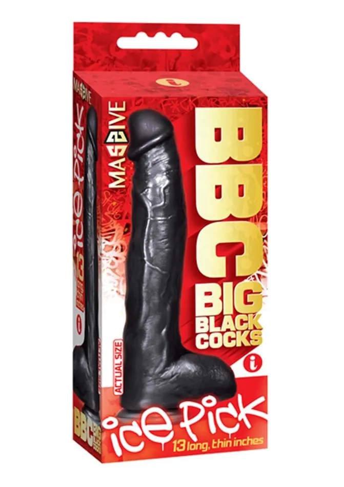 BBCs Female Sex Toys BBC Big Black Cocks Ice Pick Realistic Dildo