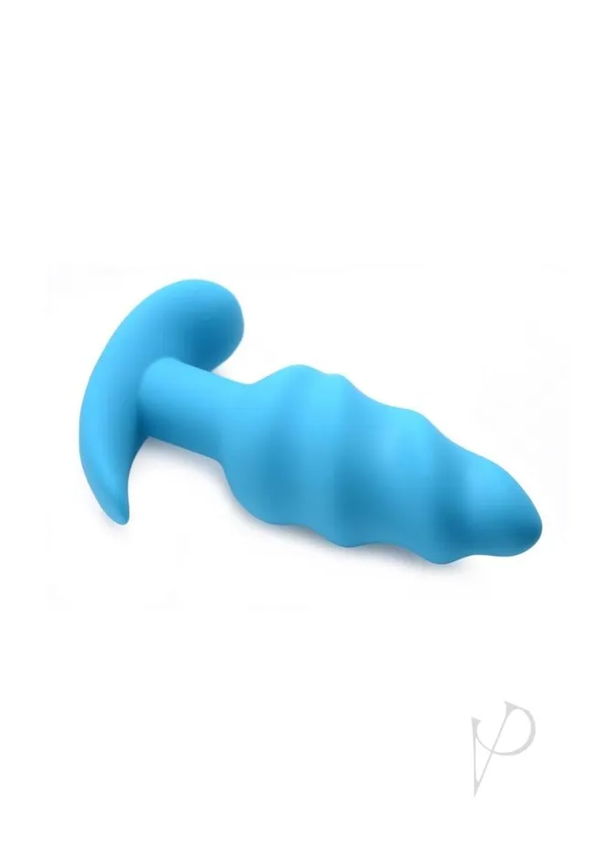 Anal BANG Bang 21x Vibe Swirl Plug Wremote Blue