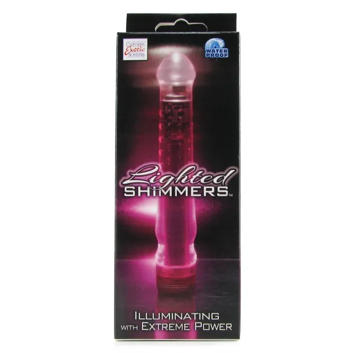 California Exotics Female Sex Toys Lighted Shimmers LED Glider Powerful Waterproof Vibrator