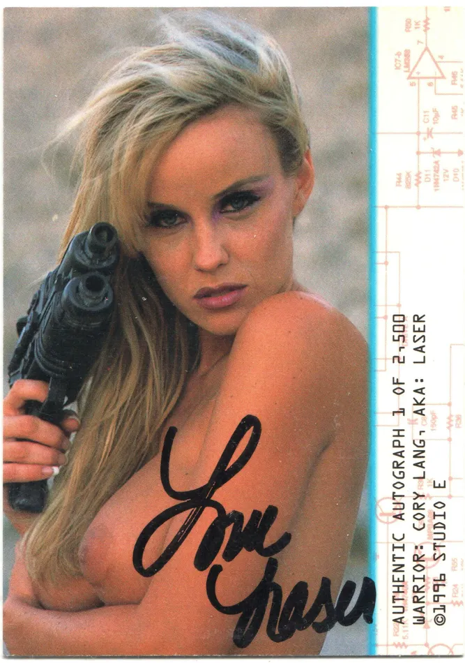 Female Sex Toys Futuristic Warriors Dual autograph card signed Cory Lange Lazer NancyWoman Vindicator Peter Comparettos Cards Female Sex Toys Futuristic Warriors Dual autograph card signed Cory Lange Lazer NancyWoman Vindicator Peter Comparettos Cards