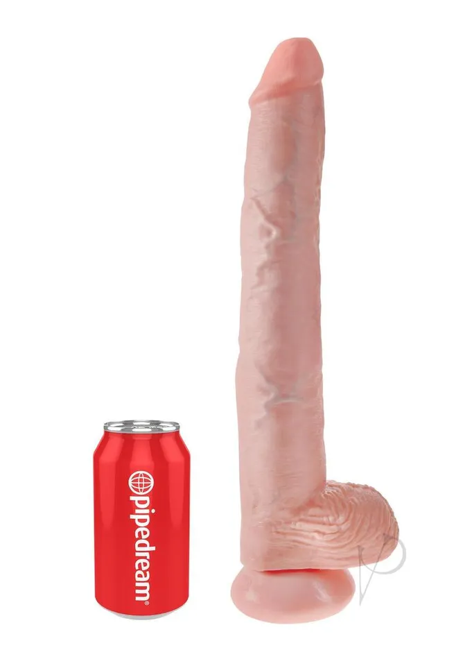 Kc 14 Cock Wballs Flesh King Cock Dildos