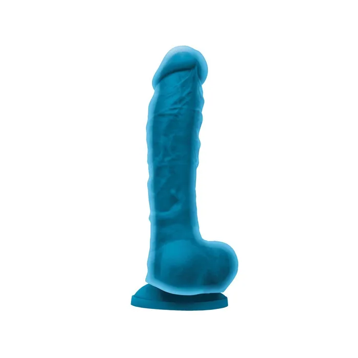 COLOURS Dual Density 8 in REALISTIC SILCONE DILDO NEW SENSATIONS NOVELTIES Female Sex Toys