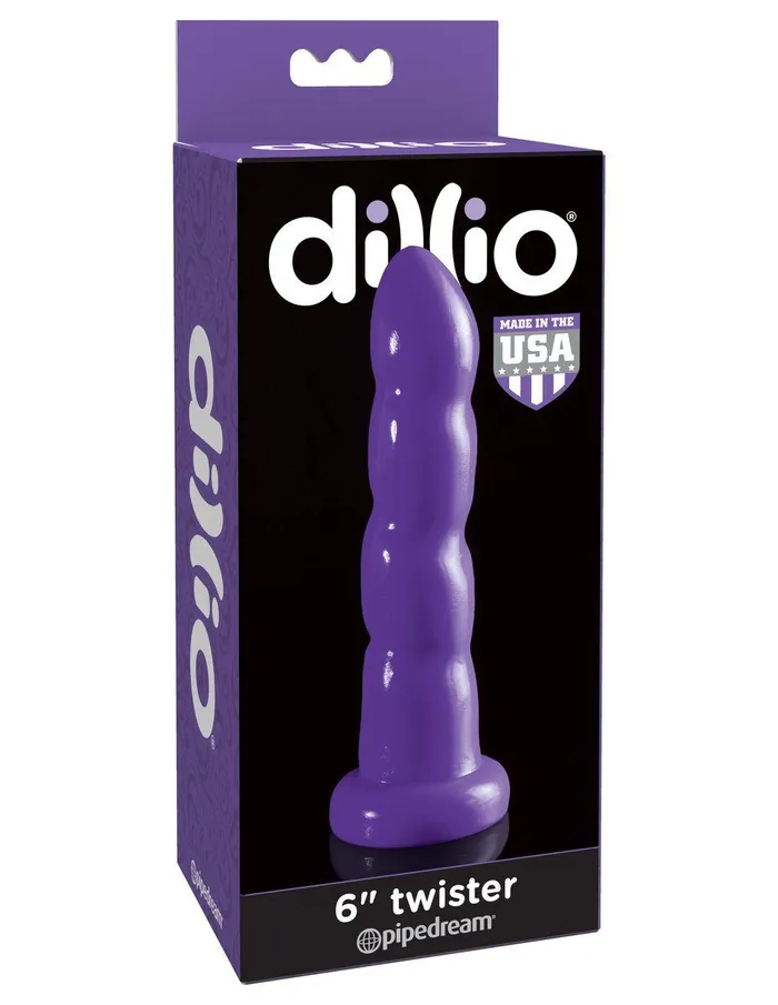 Female Sex Toys Pipedream Products Dillio 6 in Twister Dildo