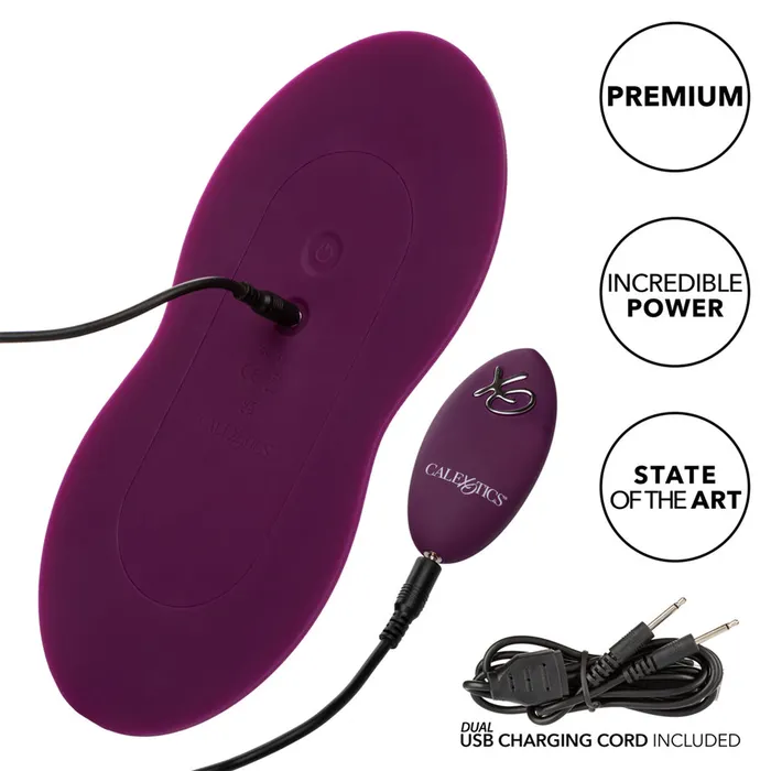 California Exotics Female Sex Toys Lust Remote Control Vibrating Dual Rider GrindOn Massager