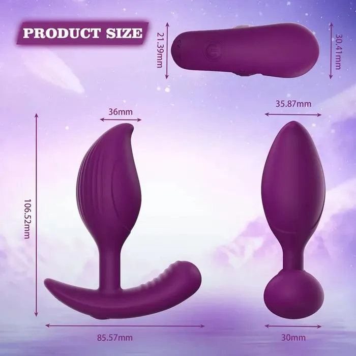 Xinghaoya Kait Bluetooth APP Controlled Anal Vibrator Male Sex Toys